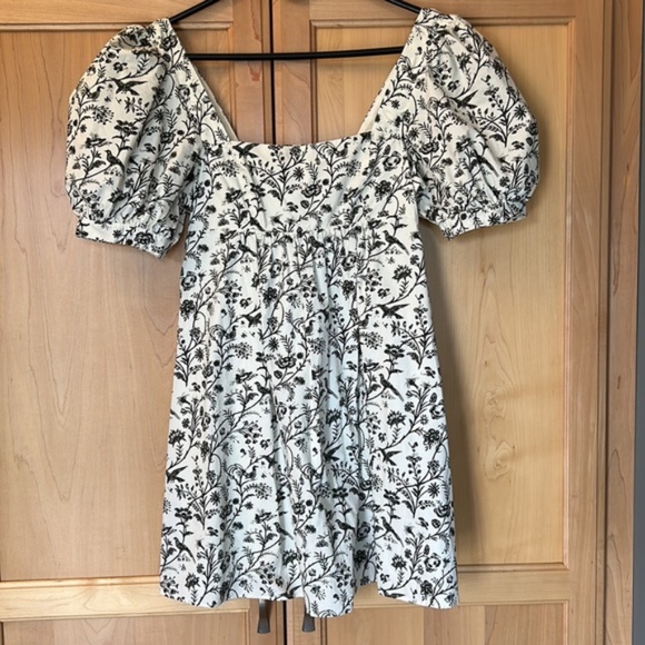 Laura Ashley Urban Outfitters Penelope Cherub Babydoll Mini Dress - Picture 6 of 9